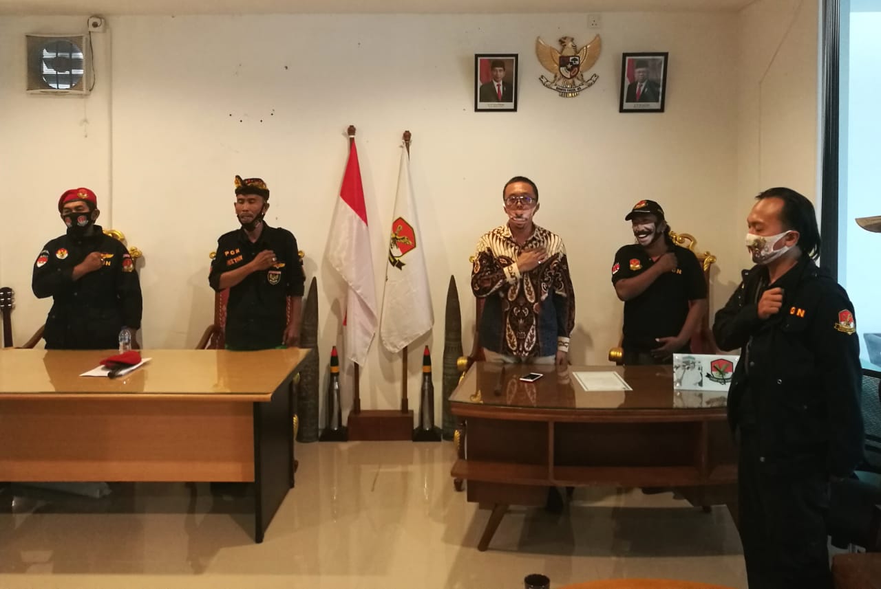 Ormas Patriot Garuda Nusantara minta DPR Hentikan Pembahasan RUU HIP saat gelar Rapat Konsolidasi, Kamis (25/06/2020). Foto: Lintasnusanews.com/Widodo