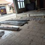 Balai Banjar Liligundi Denpasar yang dirusak 8 orang buruh bangunan, Sabtu (19/12/2020). Foto: Lintasnusanews.com/Ist