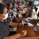 Vaksinasi Kelurahan Sesetan Denpasar Selatan, Senin (25/10/2021). Foto: ist