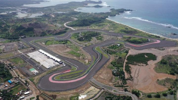 Sirkuit Mandalika yang akan digunakan arena MotoGP 2022 bulan Maret 2022. Foto: Tempo