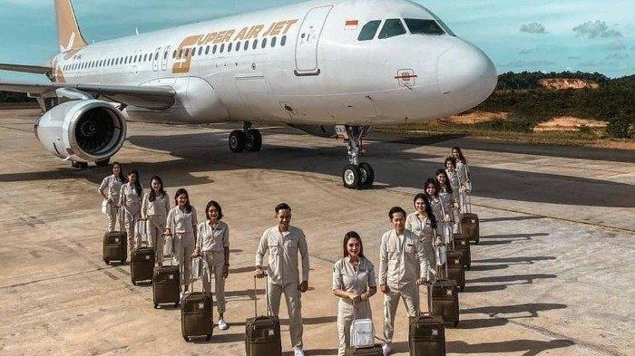 Maskapai Super Air Jet akan layani Belitung. Foto: Instagram Super Air Jet