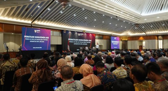 Rakor penataan manajemen ASN di Jakarta, Senin (06/11/2023). Foto: Dok Humas Kemendikbudristek